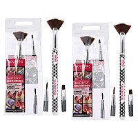 Bourjois Nail Art Set - 3 Brushes for Creative Designs