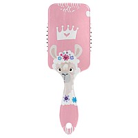 Princess Llama Detangler Hair Brushes Anti Static Massage Comb Hair Brush For Women Girls Curly Straight Long Or Short Hair