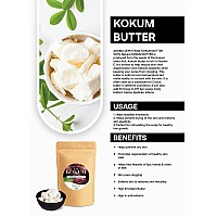 Aroma Depot 8Oz Raw Kokum Butter Great For Skin Body And Hair 100 Pure I Natural I Cold Pressed I Thickener For Body Butters