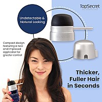 Top Secret Hair Thickening Building Fibers Applicator Included Undetectable Natural Hair Filler For Men Women Instantl