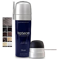 Top Secret Hair Thickening Building Fibers Applicator Included Undetectable Natural Hair Filler For Men Women Instantl