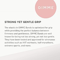 Gimme Beauty - Fine Hair Ties - No Damage Hair Bands - Neutral - Seamless Microfiber Elastics - Hair Accessories With All Day Hold - No Snagging, Dents, or Breakage Hair Tie Pack (9 count)