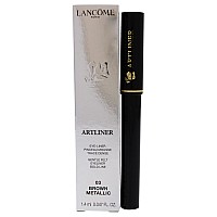 Lancme Artliner Precision Felttip Liquid Eyeliner Highly Pigmented Smudgeproof Brown Metallic Finish