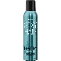 SexyHair Anti-Frizz Shine Spray, 6 Oz - Smooths All Hair Types