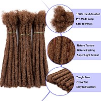 Teresa Medium 08Cm Small 04Cm Width 8 Inch 70 Strands 100 Human Hair Dreadlock Extensions For Manwomenfull Head Handmade