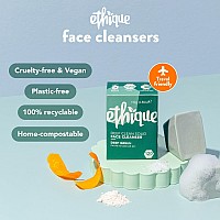 Ethique Deep Cleaning Solid Natural Face Cleanser For Oily To Balanced Skin Deep Green Vegan Ecofriendly Zerowaste Plas