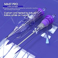 Mast Tattoo Pro Cartridges Needles With Membrane Mixed Sizes Box Of 50 Pcs 10Rl