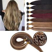 Sego Nano Ring Bead Human Hair Extension Micro Rings Beads Loop Hand Tied Hairpiece Prebonded Nano Tip Remy Hair Extensions 22