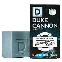 Duke Cannon Big Brick Of Soap Midnight Swim Refreshing Aquatic Scent With Green Top Notes 10 Oz Mens Soap Bar Single Bar