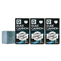 Duke Cannon Big Brick Of Soap Midnight Swim Refreshing Aquatic Scent With Green Top Notes 10 Oz Mens Soap Bar Pack Of 3