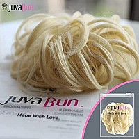 JuvaBun Messy Bun Hair Scrunchie - Hair Pieces for Women & Men Create Full Updos for Events, Everyday Wear - Washable, Realistic, Synthetic Hair Bun, Messy Bun Hair Piece