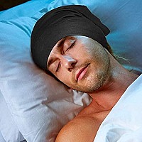 4 Pieces Hair Bonnet For Men Silk Satin Sleep Cap Cover Night Sleeping Beanie Gifts For Boyfriendhusband Dad Dark Colors