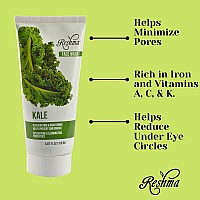 Reshma Beauty Kale Face Wash Cleanser For All Skin Types Dull Skin Purifying And Hydrating Enhances Natural Glow Cruelty