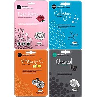 Celavi Face Mask Set Korean Beauty Essence Facial Paper Sheet Mask Korea Skin Care Moisturizing 3 Packs Of Each 12 New Flavors K