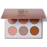 Juvia's Place Neutral The Nudes - Blush, Sand, Shades of 6, Orange Bronze Eyeshadow Palette, Professional Eye Makeup, Pigmented Eyeshadow Palette for Eye Color & Shine, Pressed Eyeshadow Cosmetics