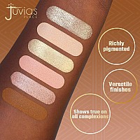 Juvia's Place Neutral The Nudes - Blush, Sand, Shades of 6, Orange Bronze Eyeshadow Palette, Professional Eye Makeup, Pigmented Eyeshadow Palette for Eye Color & Shine, Pressed Eyeshadow Cosmetics