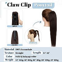 Sego Claw Clip Ponytail Extension Human Hair Clip In Ponytail Hair Extensions Real Human Hair Pony Tails Hair Extensions Long St