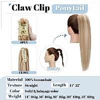 Sego Claw Clip Ponytail Extension Human Hair Clip In Ponytail Hair Extensions Real Human Hair Pony Tails Hair Extensions Long St