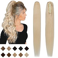 Sego Claw Clip Ponytail Extension Human Hair Clip In Ponytail Hair Extensions Real Human Hair Pony Tails Hair Extensions Long St