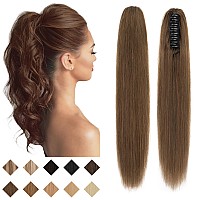 Sego Claw Clip Ponytail Extension Human Hair Clip In Ponytail Hair Extensions Real Human Hair Pony Tails Hair Extensions Long St