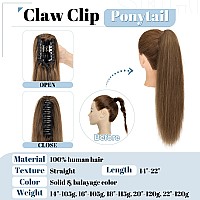 Sego Claw Clip Ponytail Extension Human Hair Clip In Ponytail Hair Extensions Real Human Hair Pony Tails Hair Extensions Long St