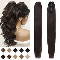 Sego Claw Clip Ponytail Extension Human Hair Clip In Ponytail Hair Extensions Real Human Hair Pony Tails Hair Extensions Long St