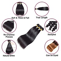 Fashion Vila Straight Bundles Human Hair Brazilian Virgin 3 Bundles 22 22 22 Inch 100 Unprocessed Remy Hair Straight Human Hair