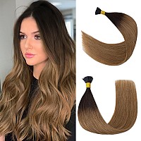 100 Strandspack I Tip Remy Human Hair Extensions Pre Bonded Keratin Stick In Hair Extensions Cold Fusion Hair Piece For Women L