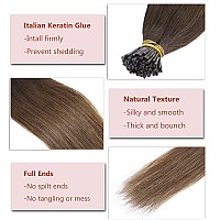 100 Strandspack I Tip Remy Human Hair Extensions Pre Bonded Keratin Stick In Hair Extensions Cold Fusion Hair Piece For Women L