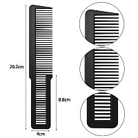 6 Pieces Hair Cutting Comb For Women Professional Barber Combs Set All Purpose Clipper Comb Hairstylist Hair Comb For Men Styli