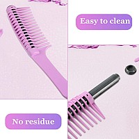 3 Packs Hair Comb Comb With Roller Detangling Comb With Roller Integrated Roller Hair Comb Anti Splicing Comb For Salon Barbe