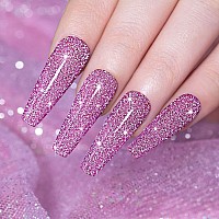 Rarjsm Glitter Gel Nail Polish Light Purple Nail Polish Soak Off Nail Art Manicure Gifts For Women Nail Gel Color Diy At Home Uv