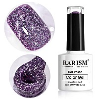 Diamond Gel Nail Polishreflective Glitter Gel Polish Spark Shiny Gel Nail Art Dark Purple Nail Polish For Home Design Glitter