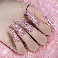 Pink Gel Nail Polish Reflective Glitter Gel Polish Set Diamond Shimmer Nail Polish Soak Off Uv Led Lamp Required For Nail Art