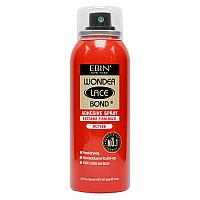 Ebin New York Wonder Lace Bond Adhesive Spray Extreme Firm Hold 27Oz 80Ml Active Use Fast Drying No Residue No Buildup