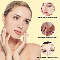 Permotary 12 Pcs 24K Gold Crystal Gel Collagen Facial Masks Treatment Deep Moisturizing Facial Masks For Anti Aging Puffiness S