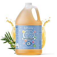 Brittanies Pure Organic Castile Liquid Olive Oil Soap Refill 1 Gallon Face Body Wash Dishes Pets Laundry Vegan Glut