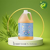 Brittanies Pure Organic Castile Liquid Olive Oil Soap Refill 1 Gallon Face Body Wash Dishes Pets Laundry Vegan Glut