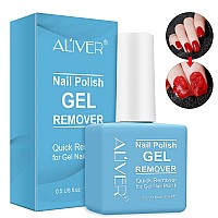 Aliver Nail Polish Remover Gel Remover For Nails In 25 Minutes Quick Easy Gel Polish Remover No Need For Foil Soaking O