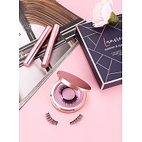 8 Pairs Magnetic Eyelashes With Magnetic Eyeliner Kit Lanvier Reusable 3D False Eyelashes Lashes Extension With 2 Tubes Of Ey