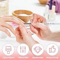 3 Pieces Kolinsky Acrylic Nail Brush 3D Nail Art Brush With Silver Metal With Nonslip Handle Silversize 2 4 5