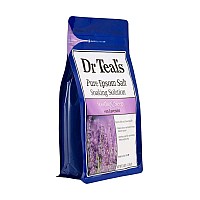 Dr Teals Epsom Salt 12 Lb Bath Time Value Pack 6 Lb Lavender 6 Lb Eucalyptus Spearmint Bath Time Epsom Soaking Salts