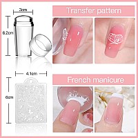 Biutee Nail Stamping Plates Set 8 Pcs Nail Stamping Polish Gel 10Pcs Templates With Stamper Nail Art Plates Set Halloween Nail P