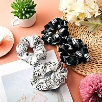 12 Pieces Silk Hair Scrunchies Volleyball Sport Hair Elastic Satin Ties Bands Ponytail Holders For Players Teams Gifts Wristband