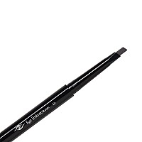 Eye Embrace Liz: Medium Gray Eyebrow Pencil - Waterproof, Double-Ended Automatic Angled Tip & Spoolie Brush, Cruelty-Free