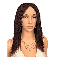 Wow Braids Twisted Wigs Micro Million Twist Wig Color 35 12 Inches Ultra Thin And Light Synthetic Hand Braided Wigs For Bl