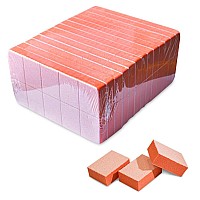 Karlash Nail Mini Orange Buffer Block File 80100 Grit 2 Sided 1300 Count