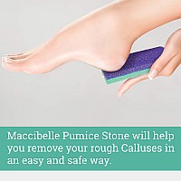 Maccibelle Salon Foot Pumice And Scrubber For Feet And Heels Callus And Dead Skins Safely And Easily Eliminate Callus And Rough