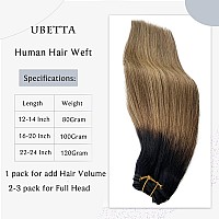 Sew In Hair Extensions Real Humana Hair Ombre Hair Extensions Brown And Blonde Balayage Weft Hair Extensions Human Hair Handti