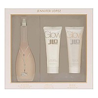 glow by Jennifer Lopez gift Set - 34 oz Eau De Toilette Spray + 25 oz Body Lotion + 25 oz Shower gel